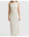 Wood Wood Lucille gathered check dress
